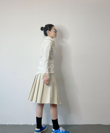White Wrinkle Shirt #250215